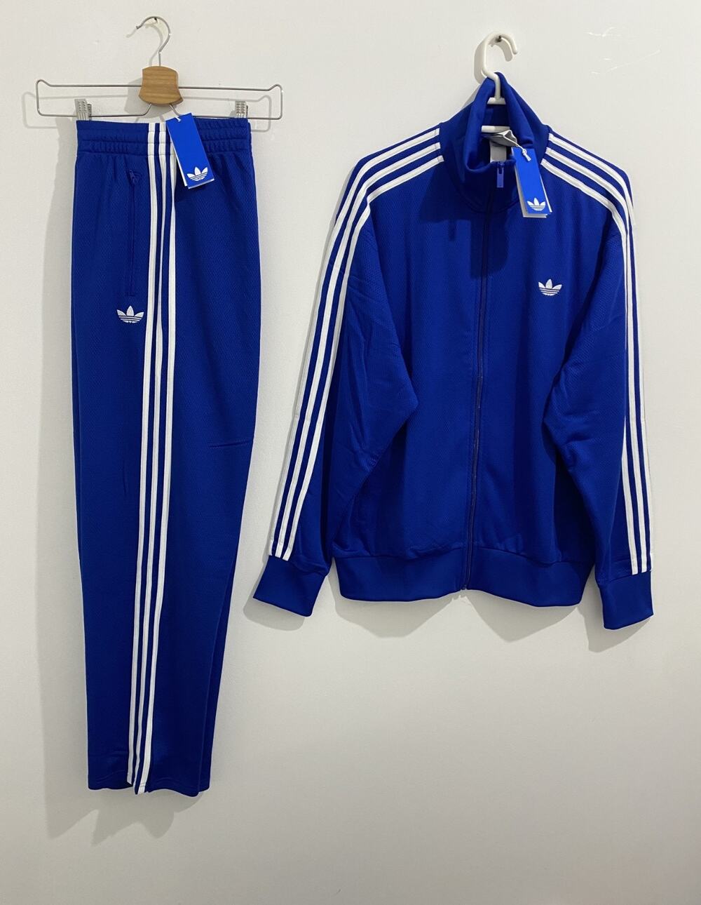 Adidas Originals Classics Firebird Mesh Tracksuit Collegiate Royal White Size L
